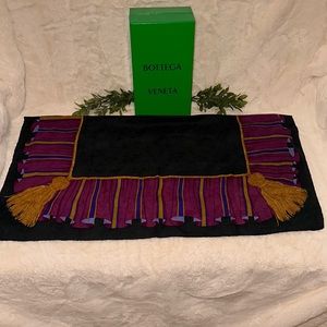 BOTTEGA VENETA Silk scarf Authentic rich colors Vintage